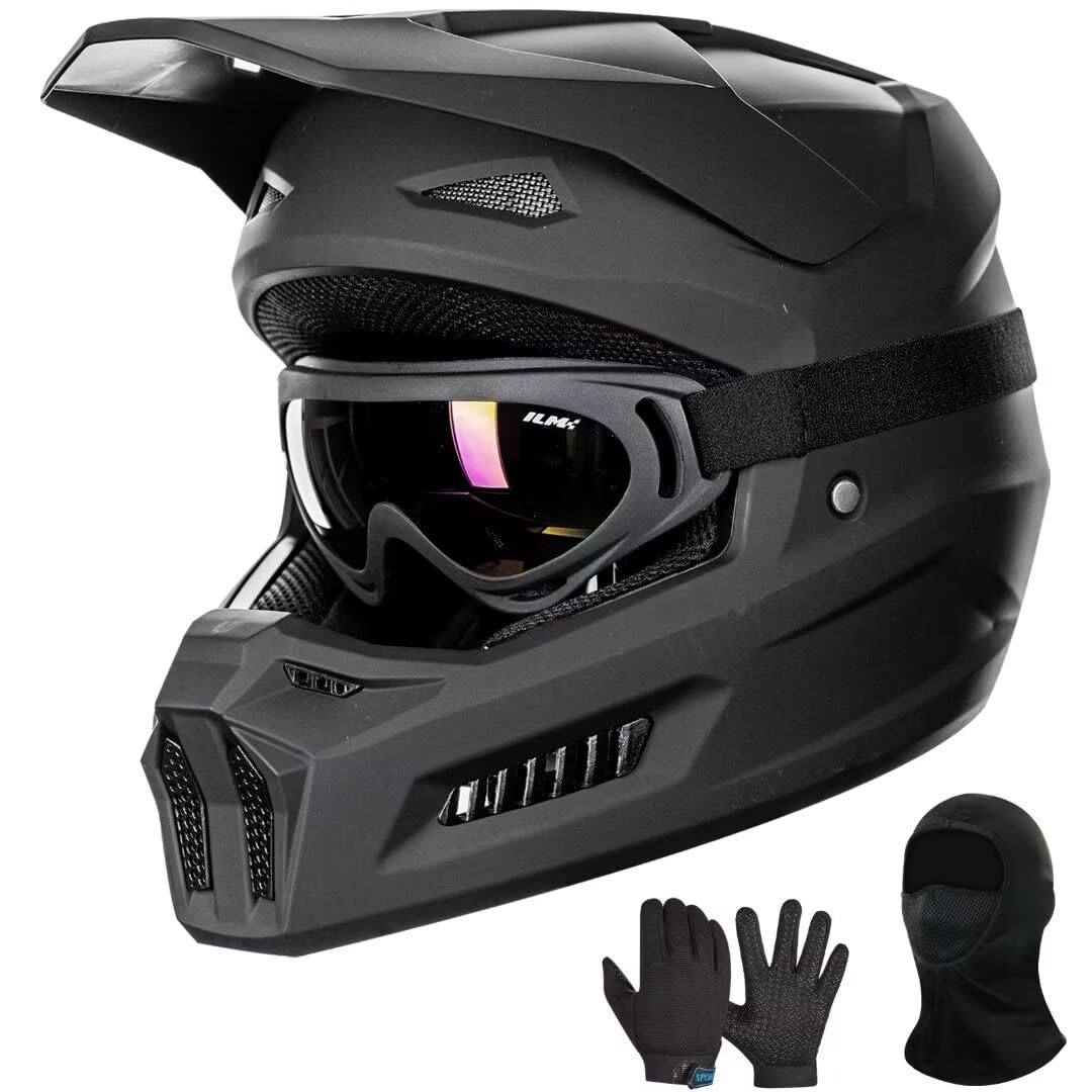 Kids Youth Full Face Dirt Bike Helmet J804