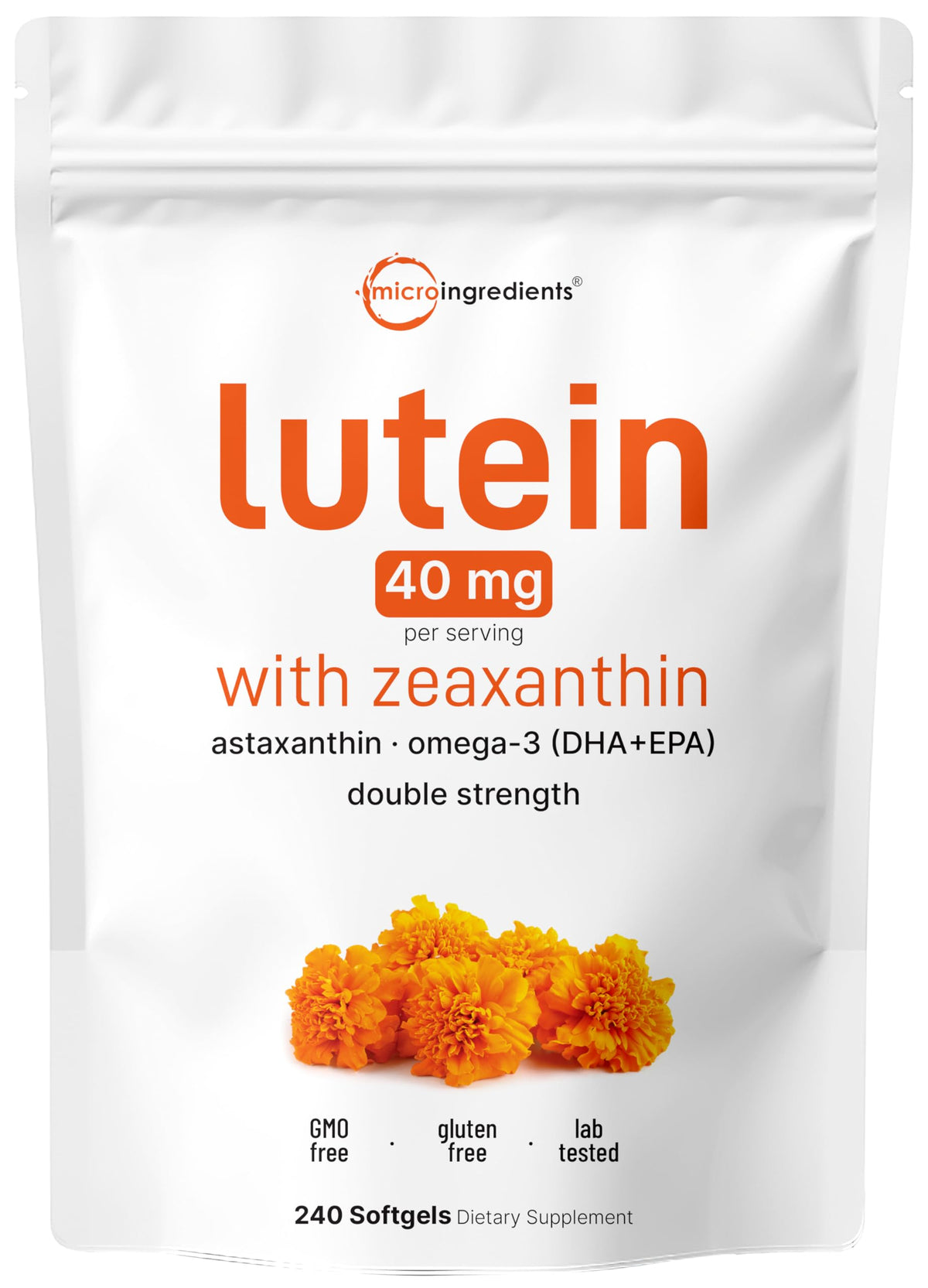 Lutein Zeaxanthin 40mg Omega-3 DHA EPA Q6335