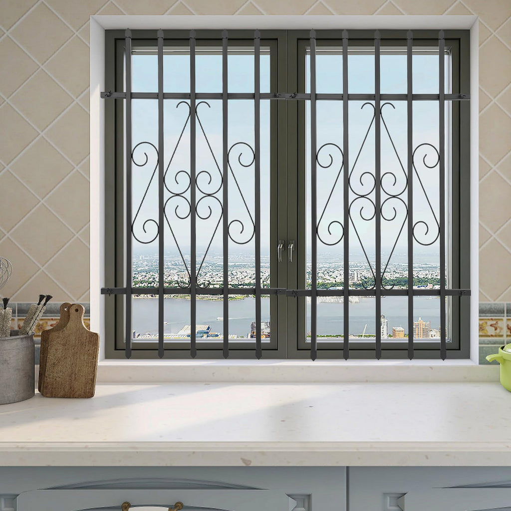 Window Security Bars Rust Resistant 24 x 36in R371450