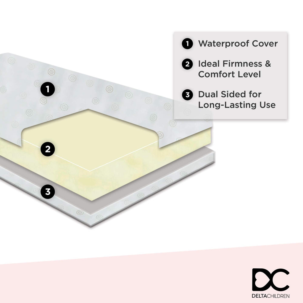 Dual Sided Crib and Toddler Mattress V107505