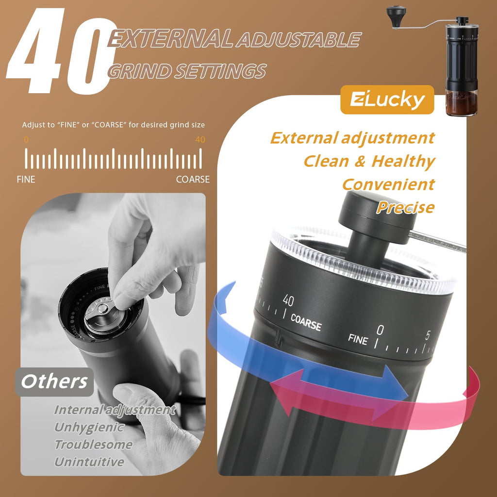 Manual Coffee Grinder with Ceramic Conical Burr I793568
