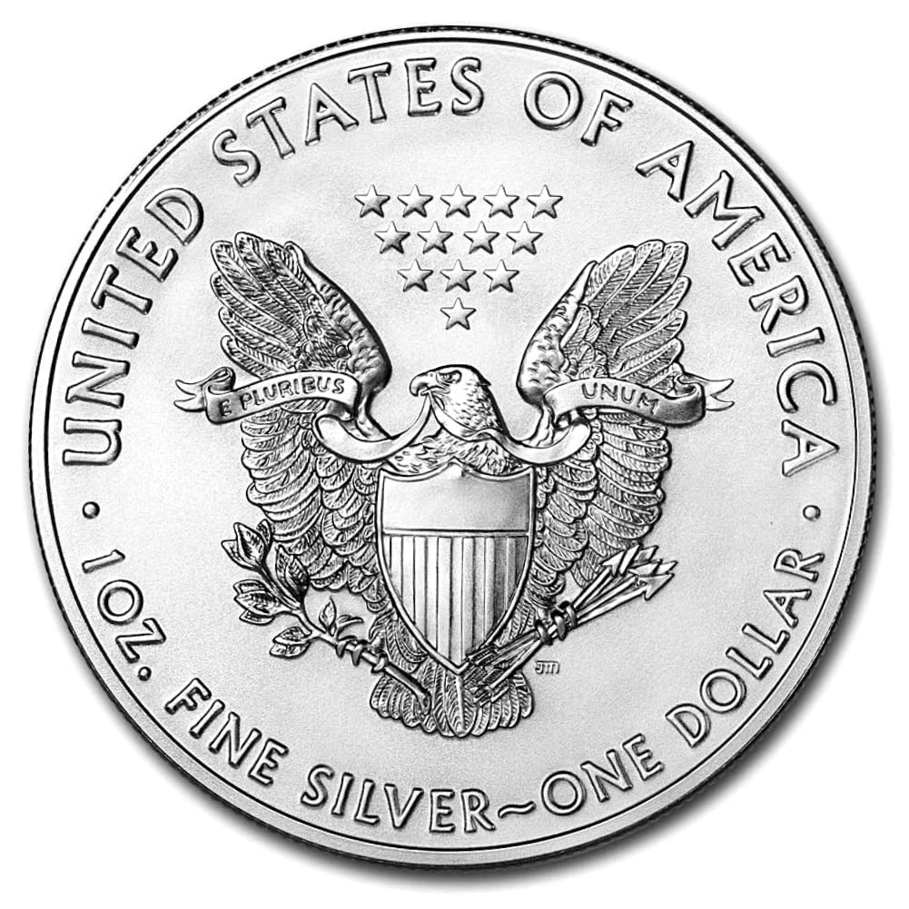 10 1 oz American Silver Eagles Coins P44355