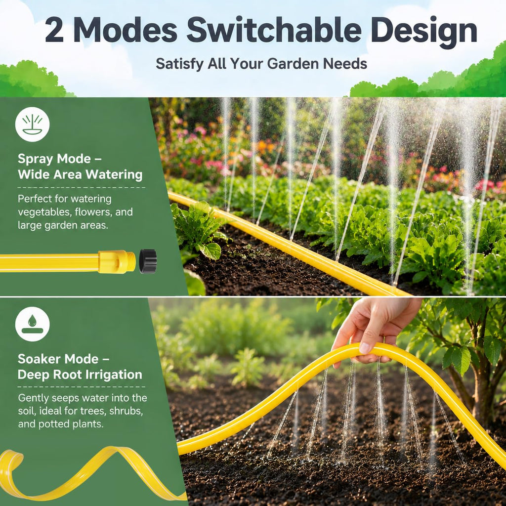 4-Pack 25 ft Sprinkler Soaker Hose B323