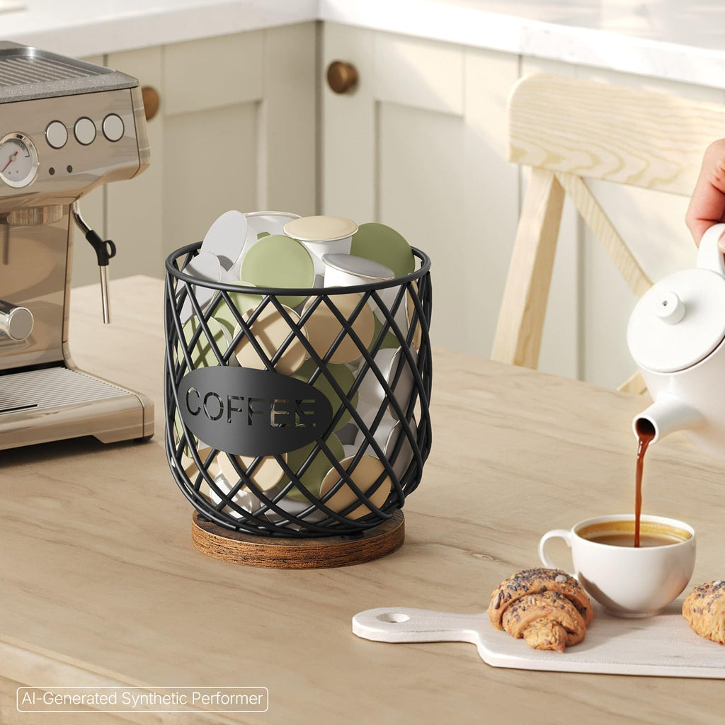 Compatible with K Cup & Nespresso Vertuo Pods Coffee Pod Holder Organizer Y83557