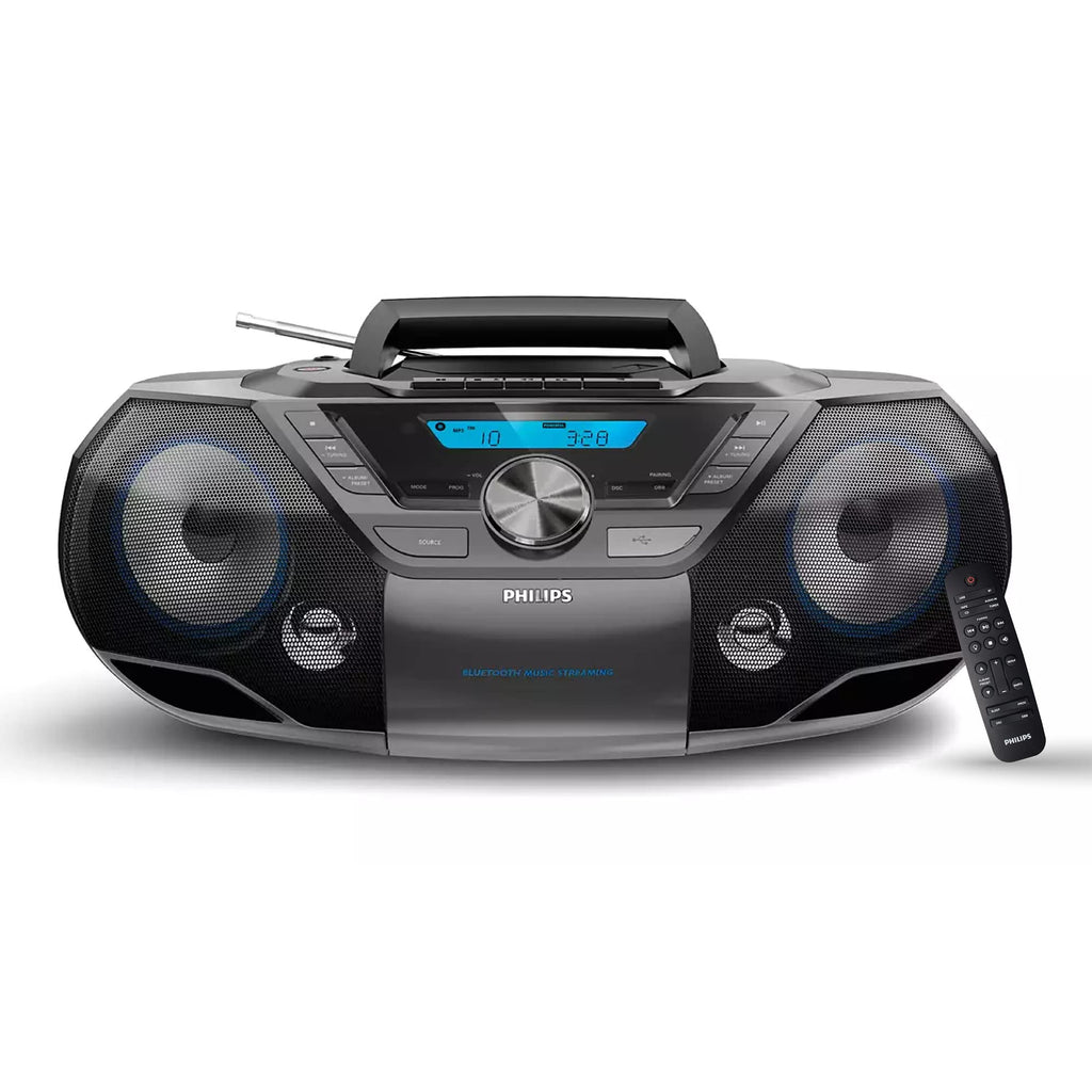 Portable CD Player Boombox with Cassette Player Bluetooth Stereo X5880