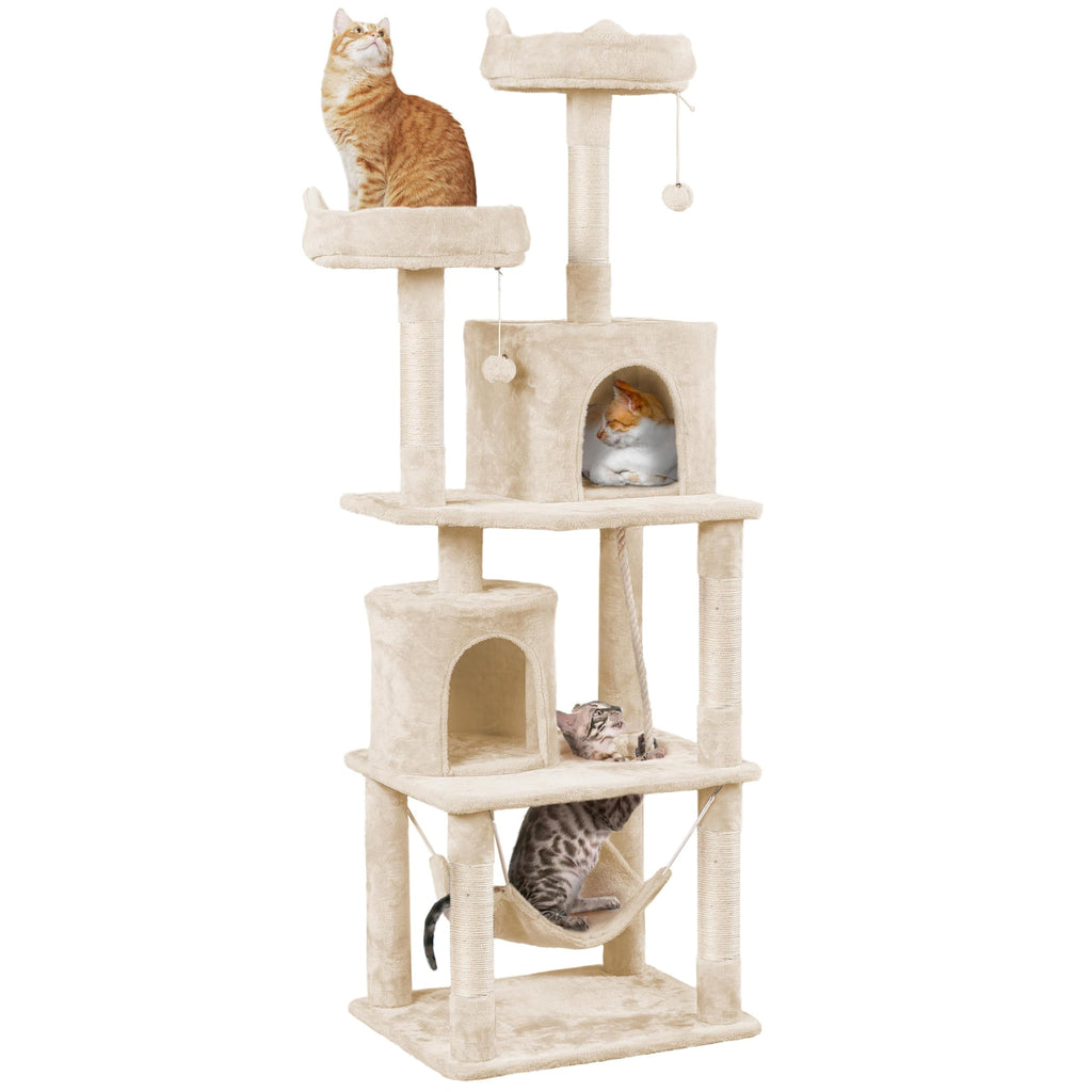 Beige 70.5in Multi-Level Cat Tree B504704