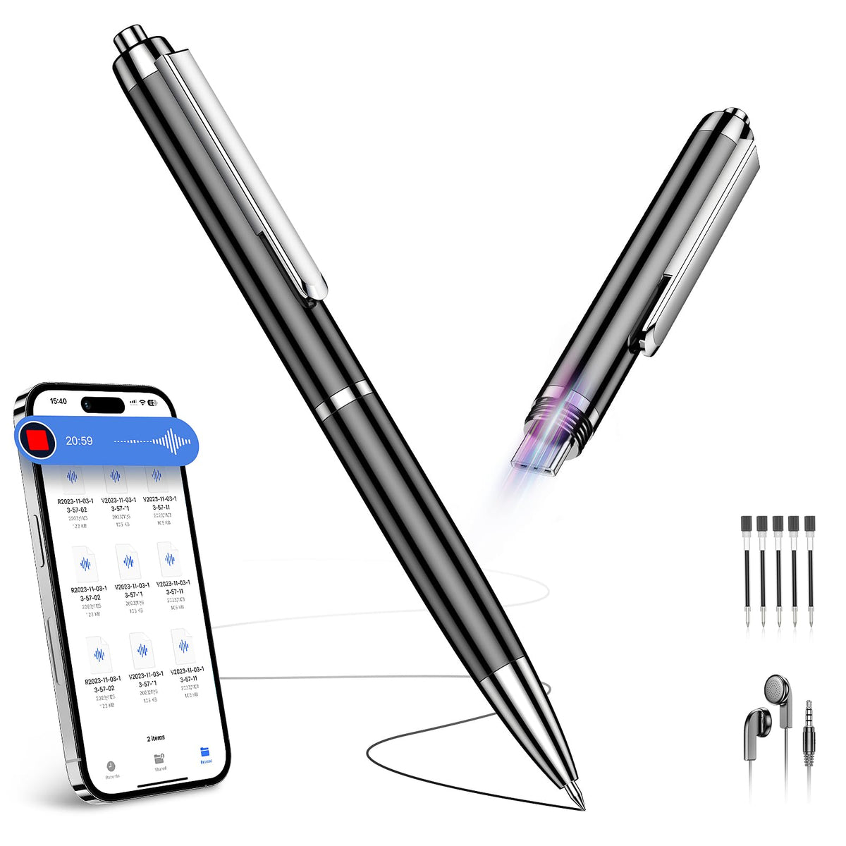 Voice Recorder with USB Type-C Playback O1208