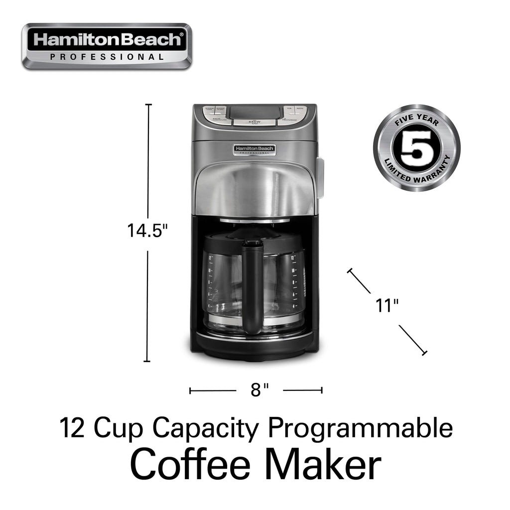 12 Cup Programmable Drip Coffee Maker L5429
