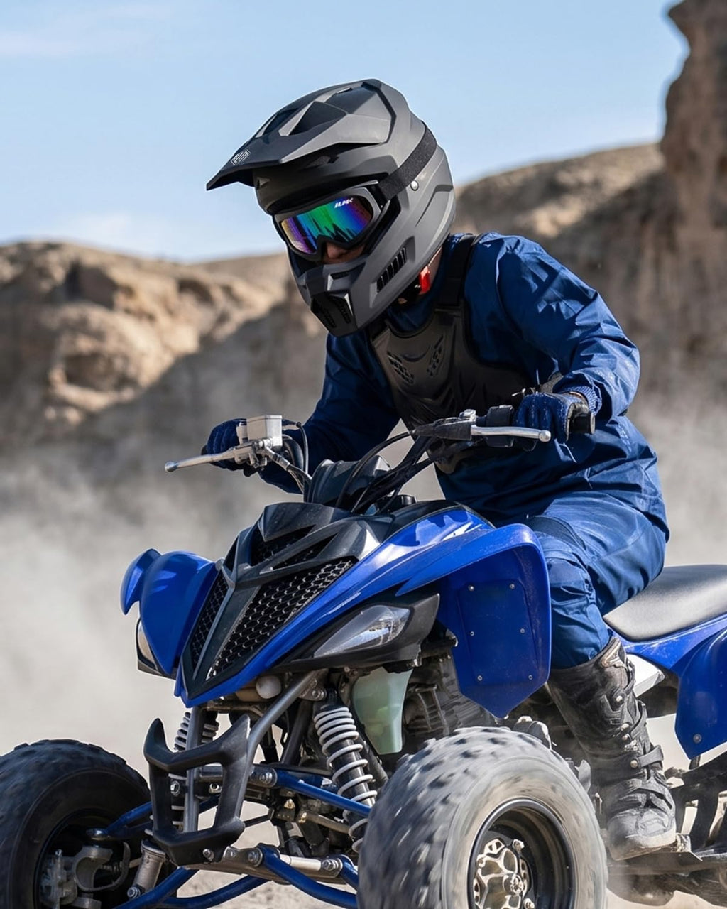 Kids Youth Full Face Dirt Bike Helmet J804