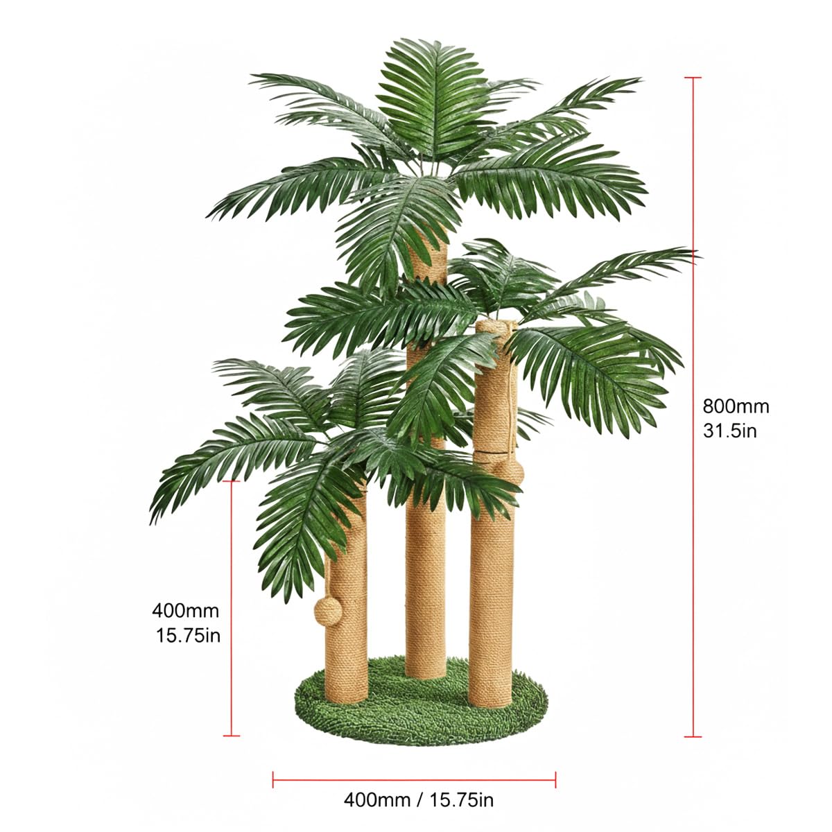 31.5 Inch Cat Scratching Post W54130