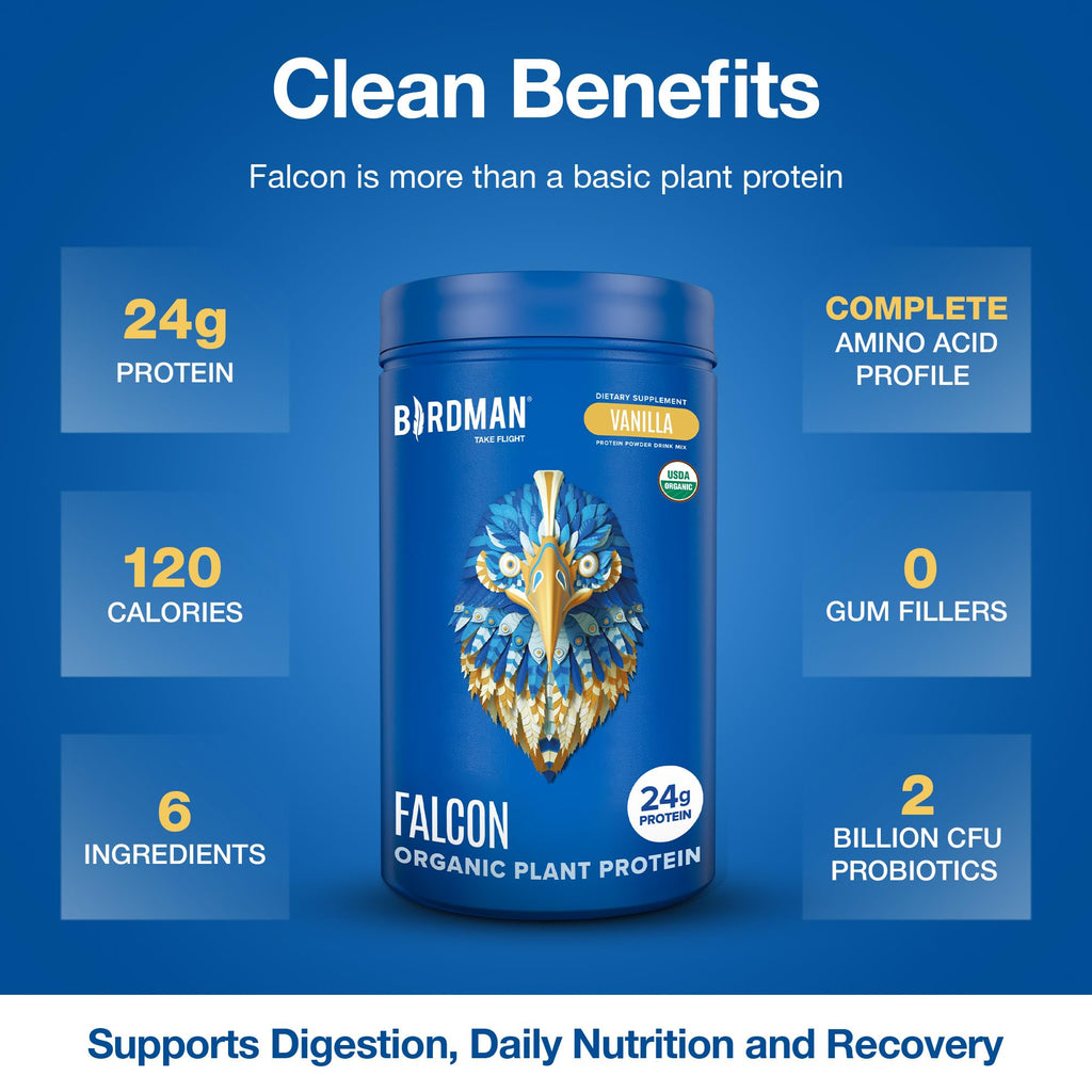Organic Vegan Vanilla Protein Powder 18 Servings A9778