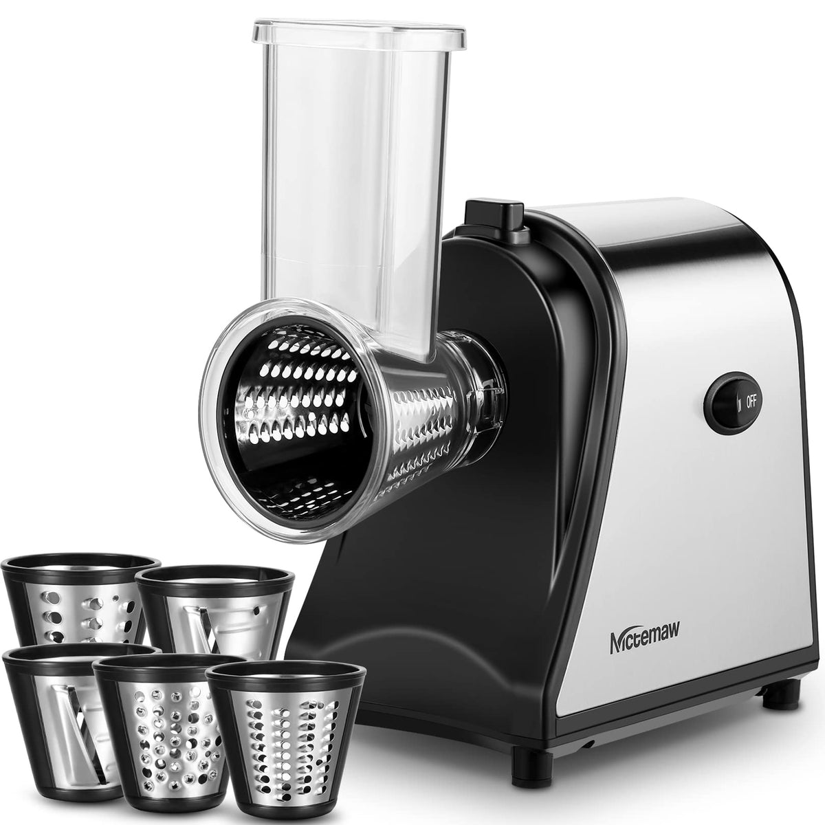 Electric Vegetable Cutter 500 W with 5 Cutting Drums P63504