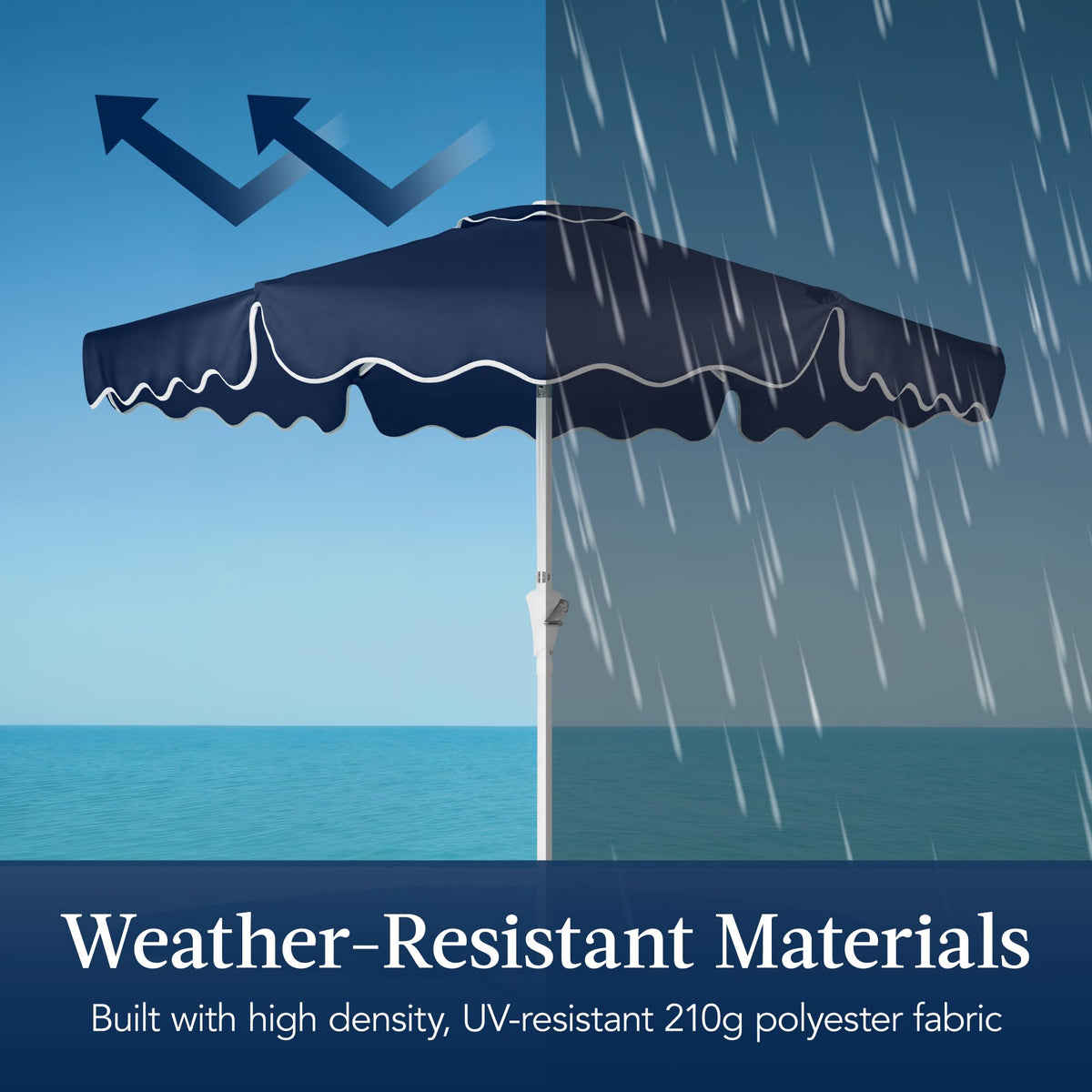 Patio Market Umbrella with Crank & Tilt N474