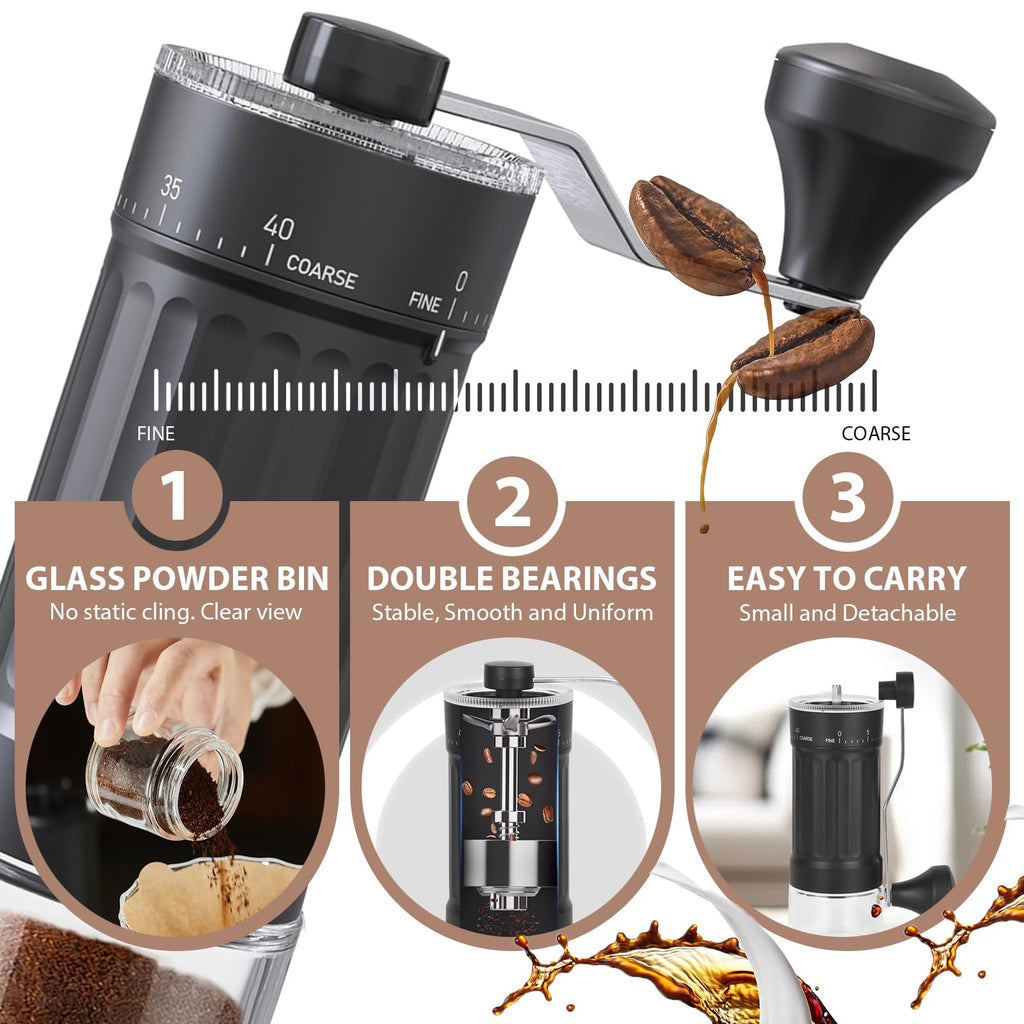 Manual Coffee Grinder with Ceramic Conical Burr I793568