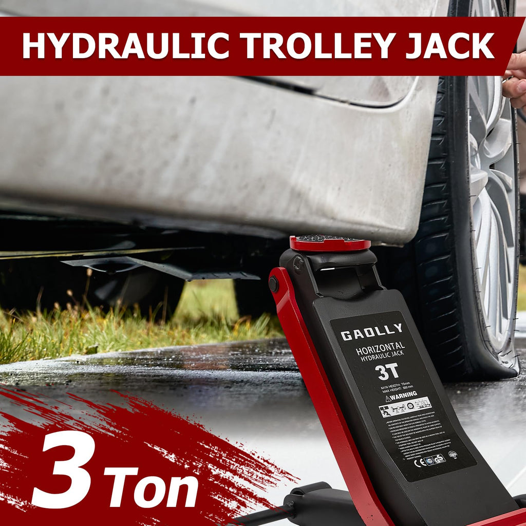 3 Ton Low Profile Steel Floor Jack W9041