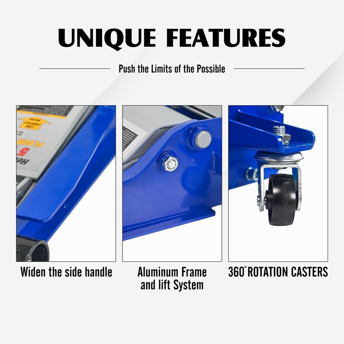 5Ton Low Profile Dual Piston Hydraulic Floor Jack U613323