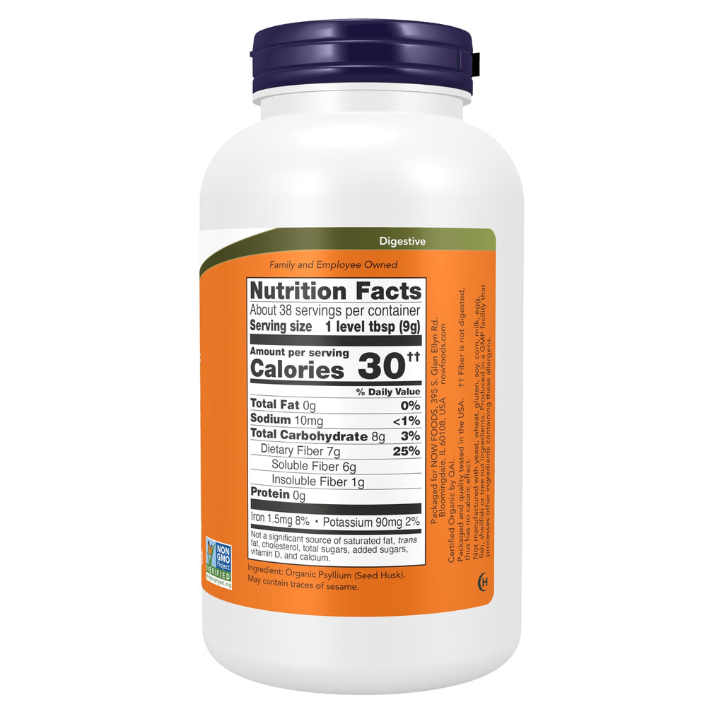 Organic Psyllium Husk Powder 12 oz Q81847