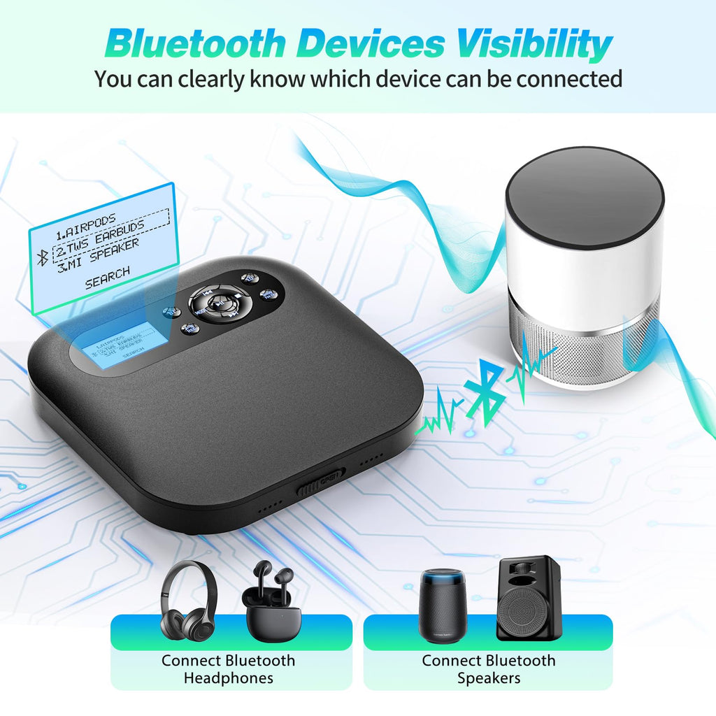 Portable CD Player with Bluetooth M3814