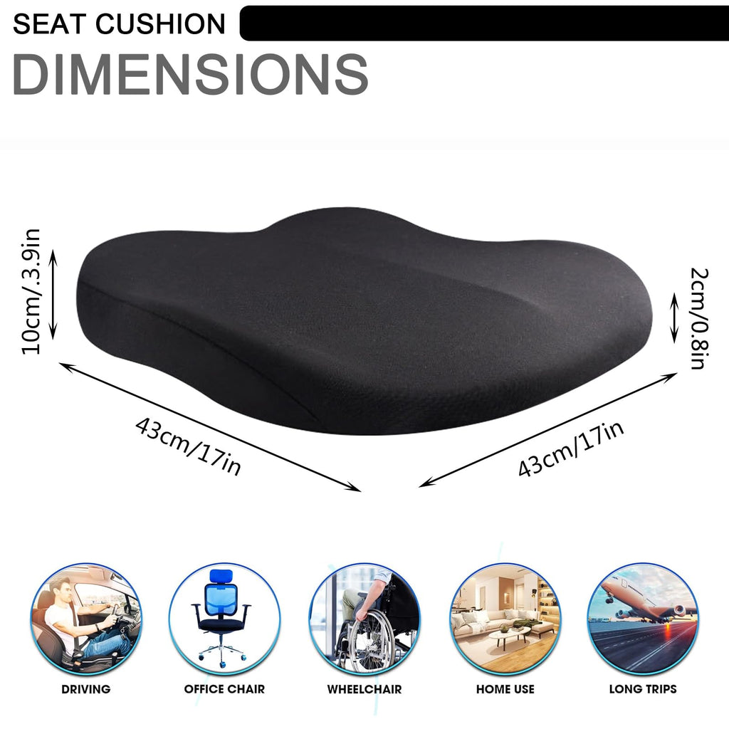 Washable Non-Slip Backless Booster Car Seat O375143