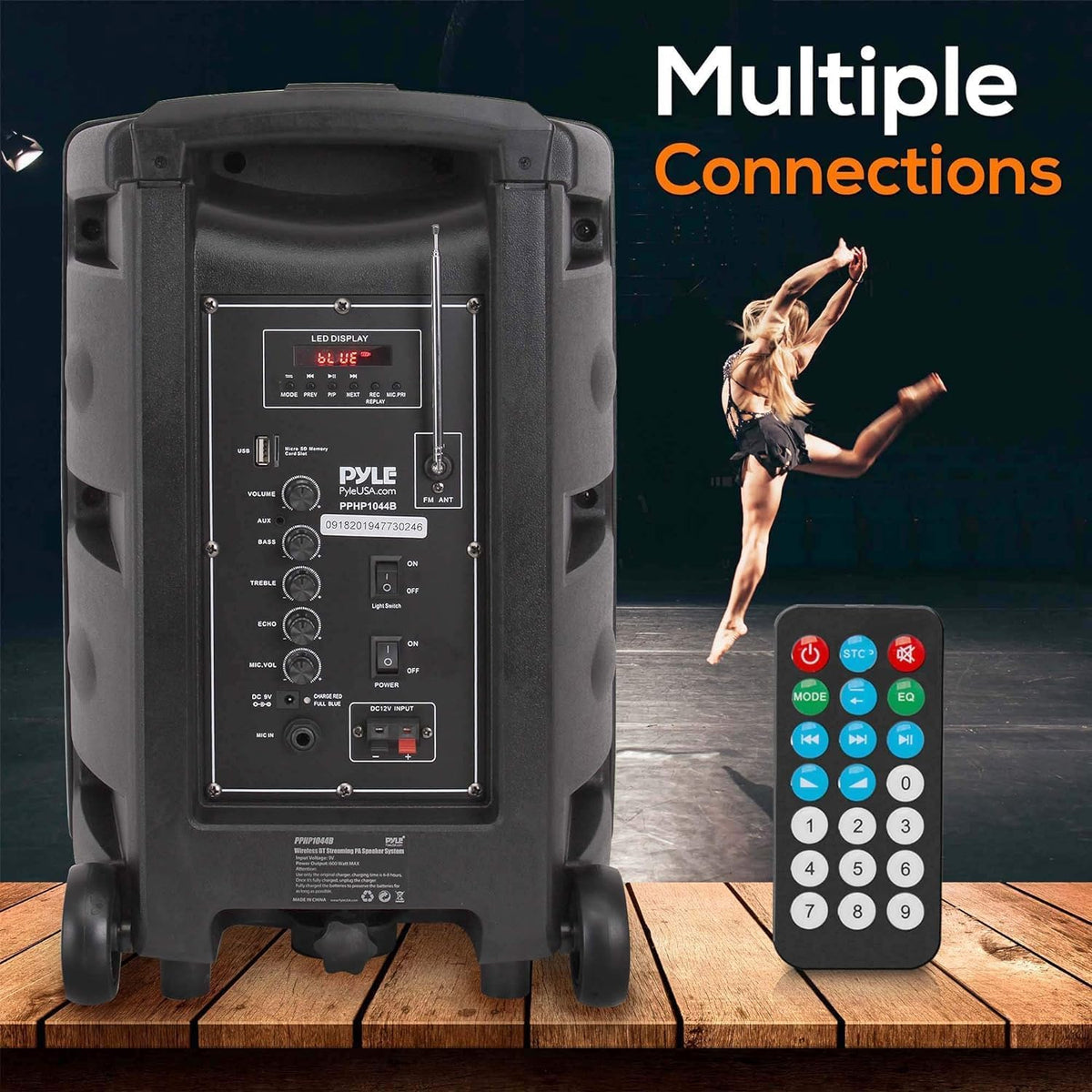 Portable Bluetooth PA Speaker System O4343