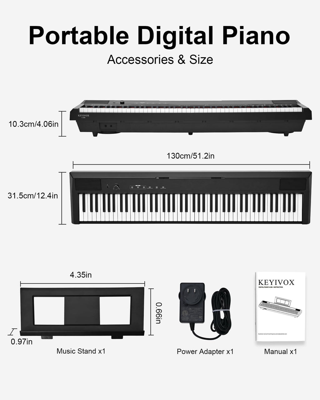 88 Key Weighted Digital Piano K2746