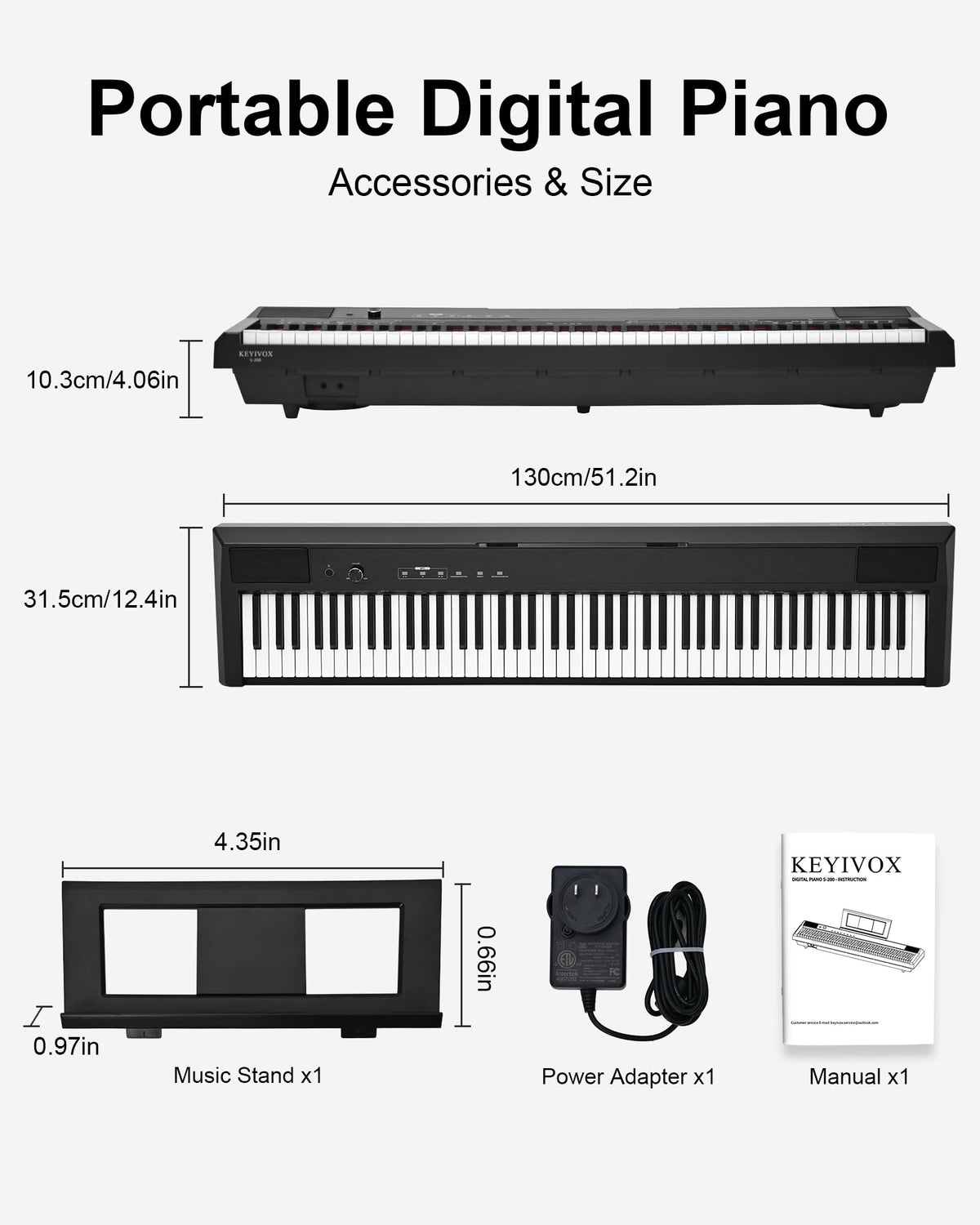 88 Key Weighted Digital Piano K2746