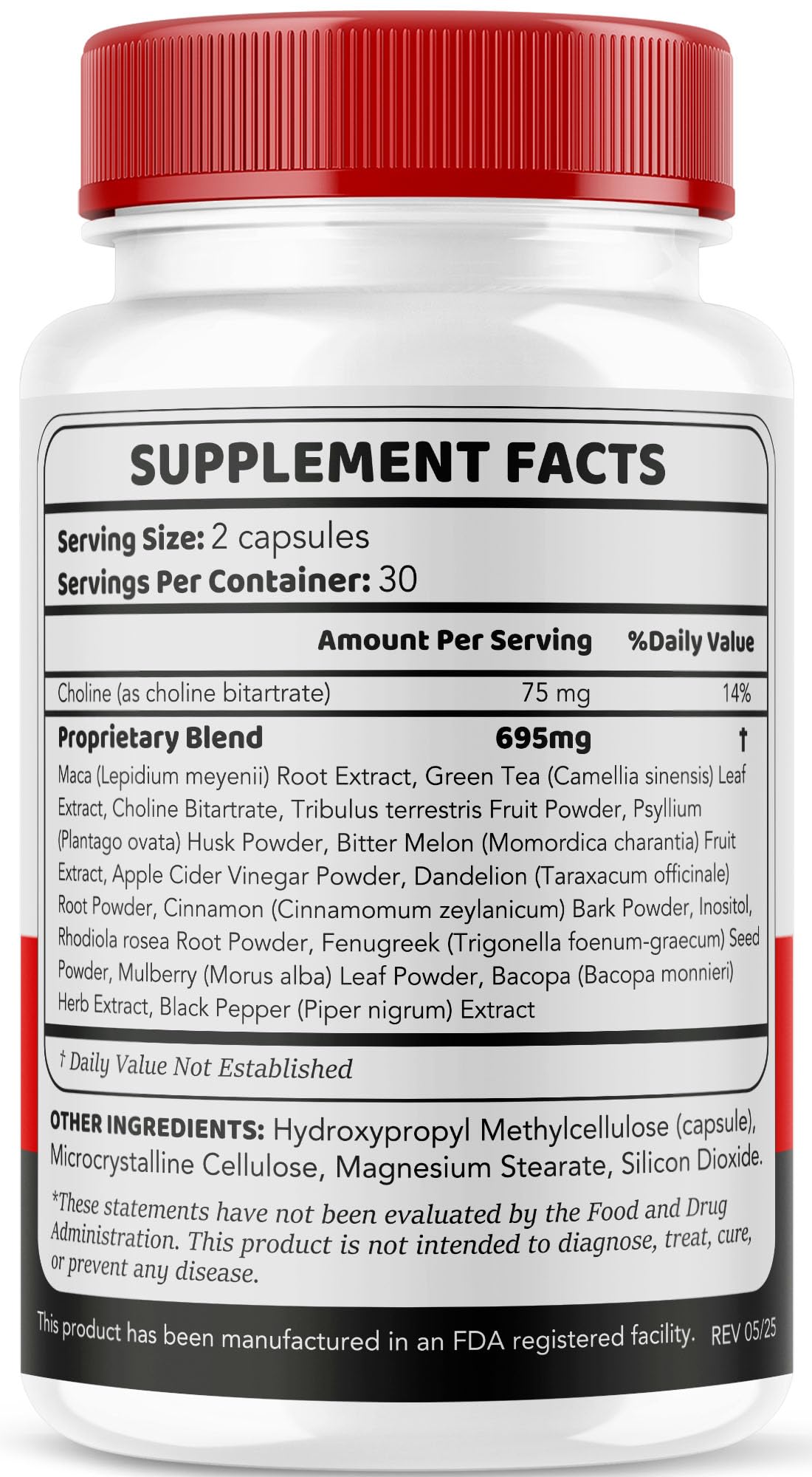 All Natural Supplement Pills, 300 Capsules R36221