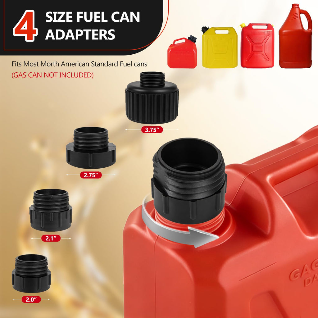 Cordless Gas Pump with Auto-Stop & Hand Nozzle, 51" Hose K60259
