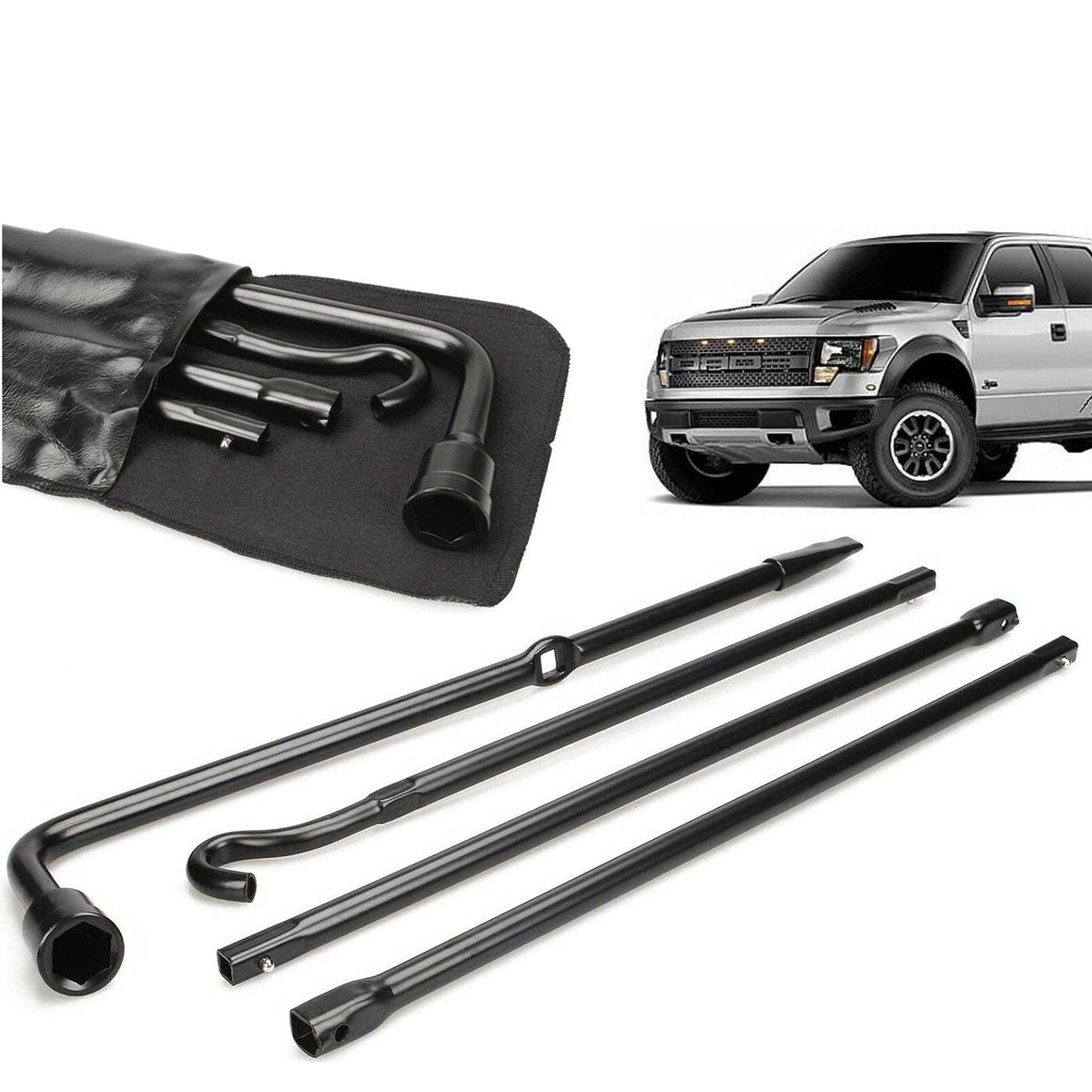 Spare Tire Tool Kit with Scissor Jack 2 Ton B900055
