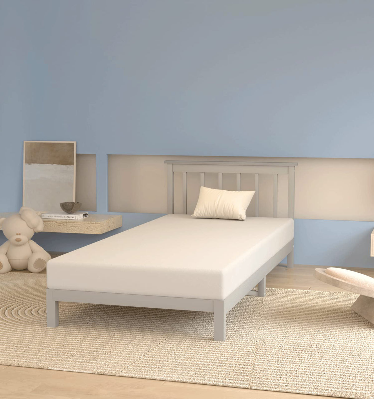 Twin Size 6 Inch Gel Memory Foam Mattress Z20505