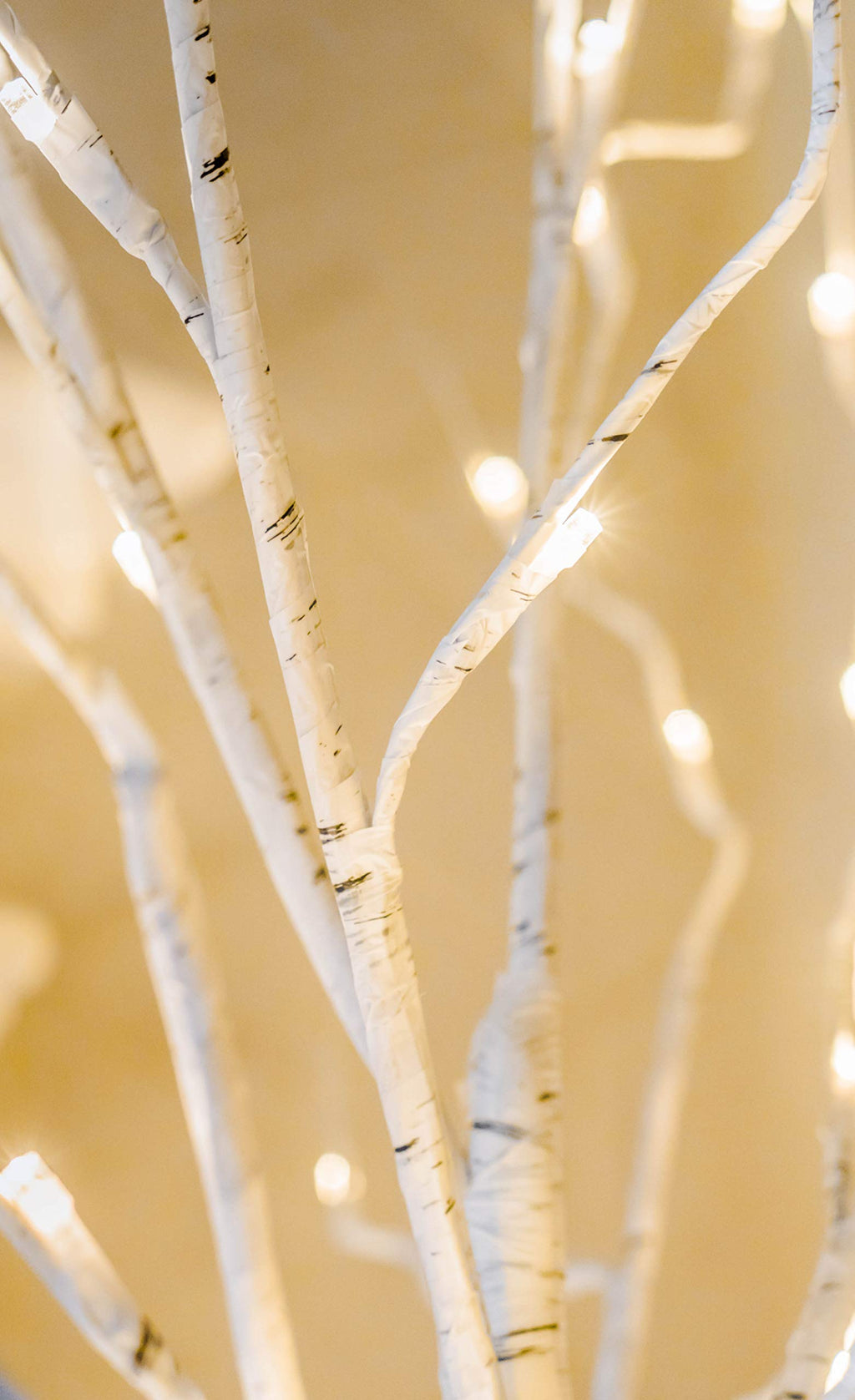 48 LED Lighted Birch Tree 4 Feet H73037