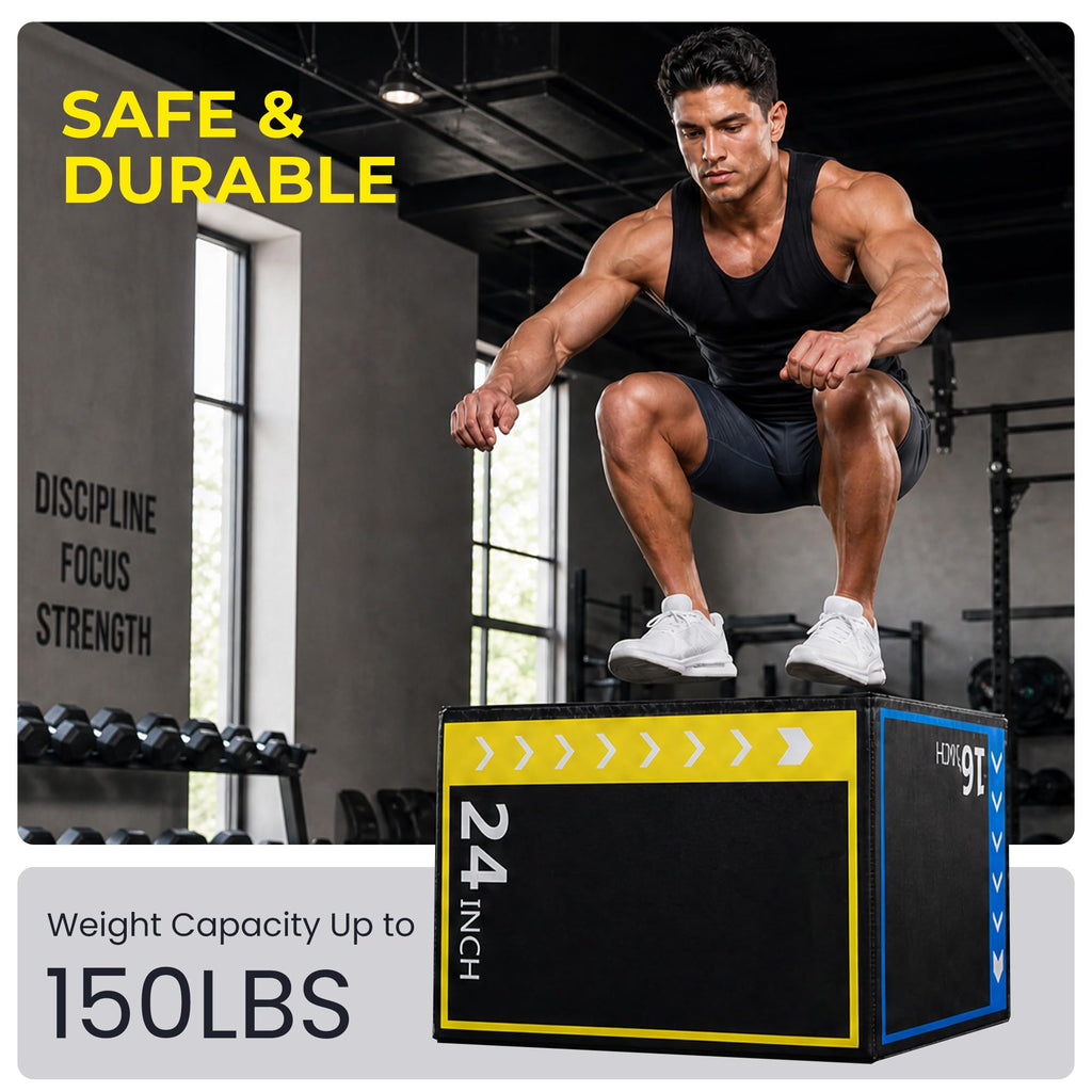 3-in-1 Foam Plyo Box K526