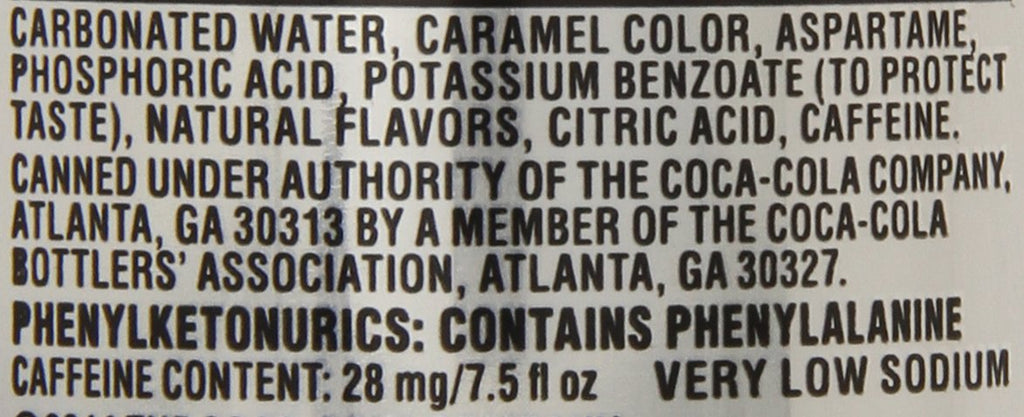 Diet Coke Mini-Cans, 7.5 fl oz (Pack of 24) O289829