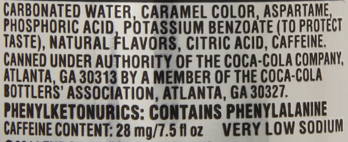 Diet Coke Mini-Cans, 7.5 fl oz (Pack of 24) O289829