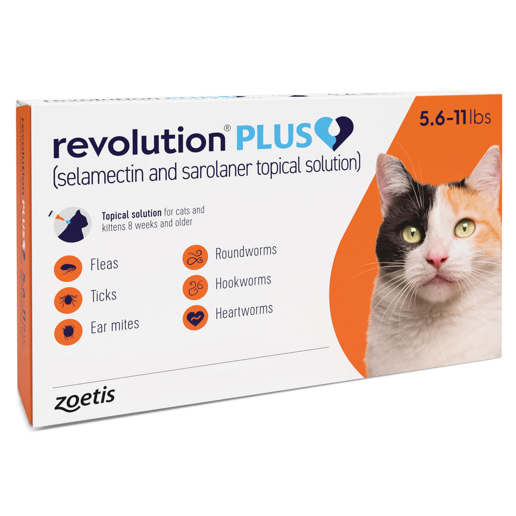 Topical Solution for Cats 5.6-11 lbs 1-Month Supply C1240