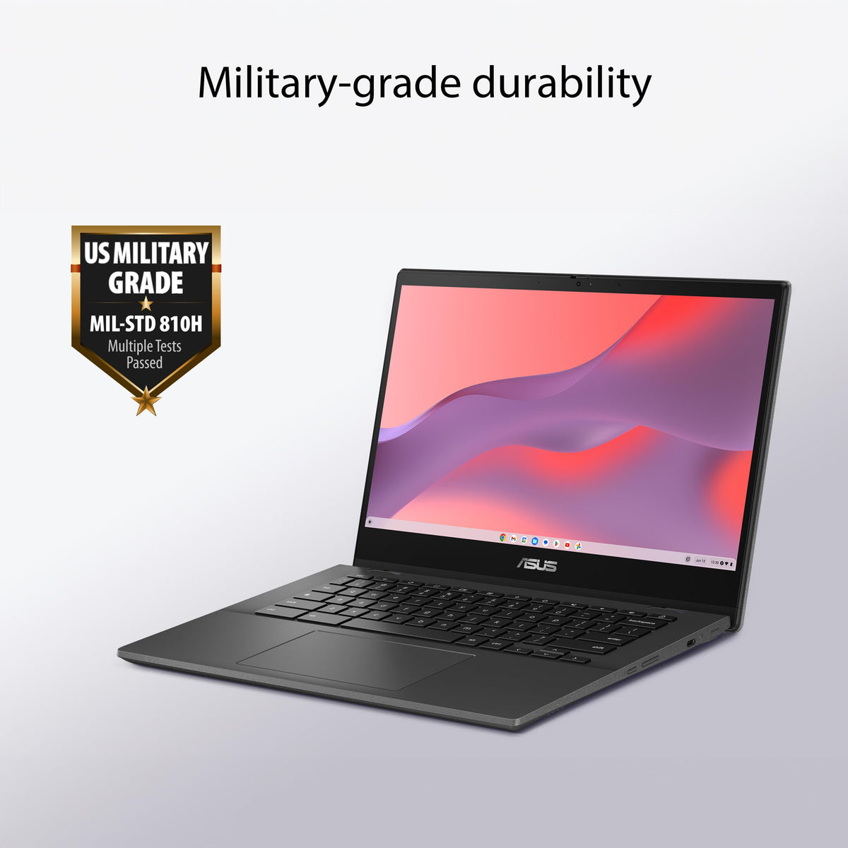 14" HD Anti-Glare Chromebook, MediaTek Kompanio 520, 4GB RAM, 64GB eMMC, Gray J38812