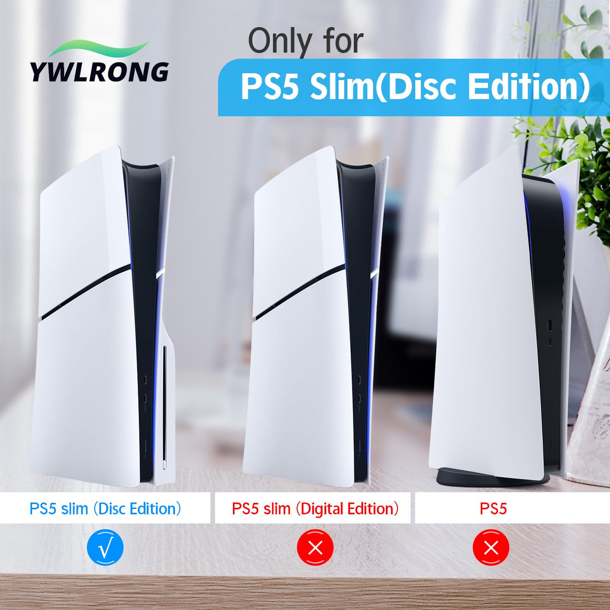 4Pcs Console Stand for PS5 Slim S320