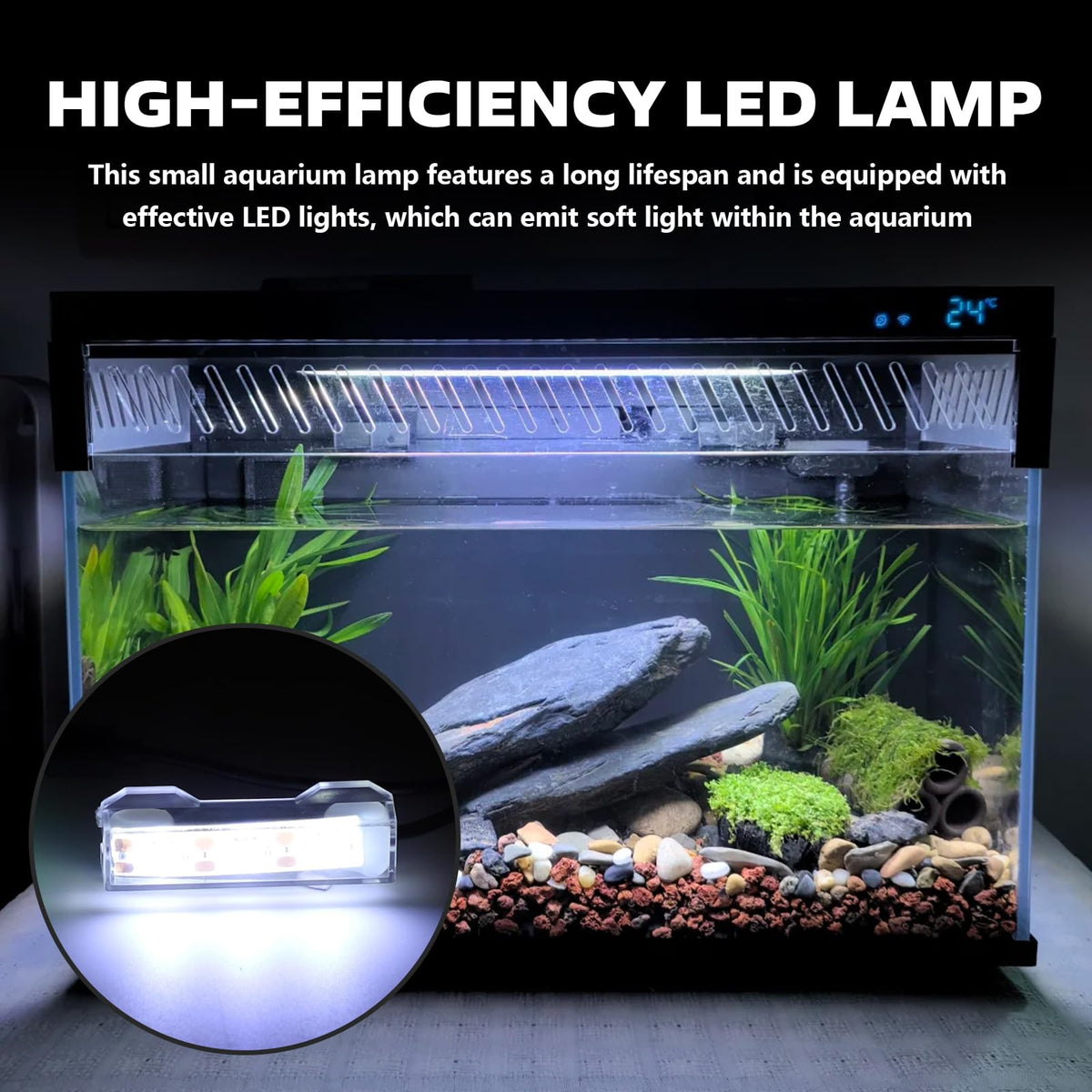 5V 0.6W USB Mini LED Aquarium Plant Light K470595