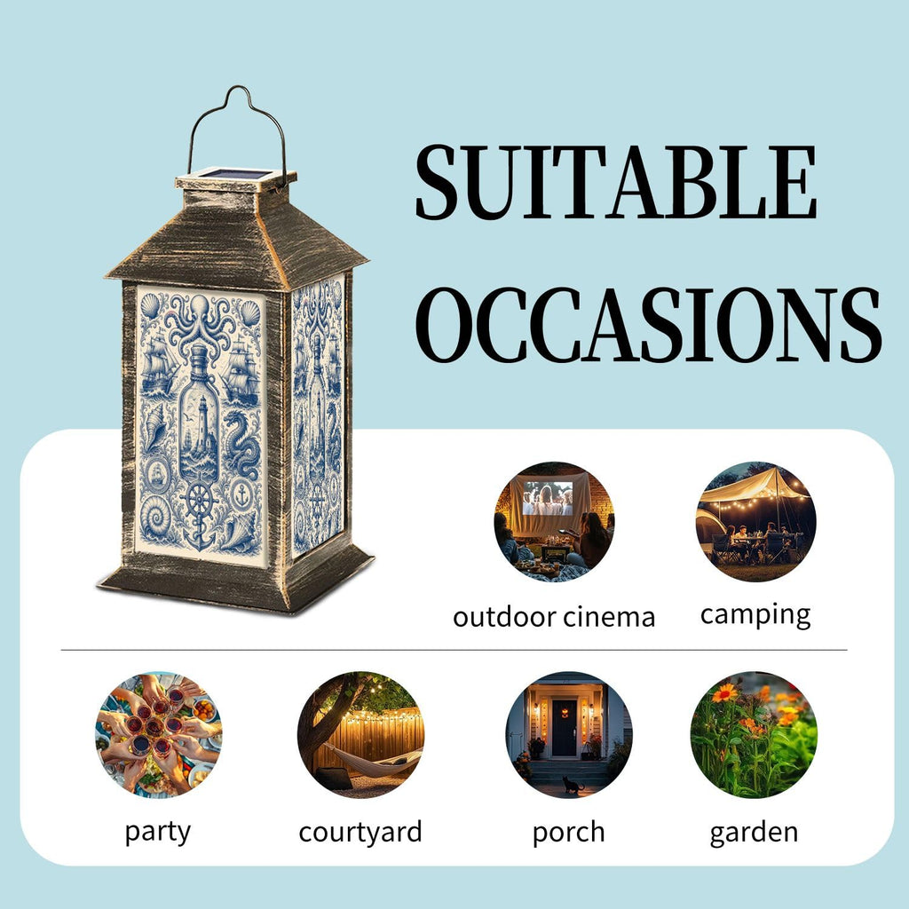 Waterproof LED Solar Hanging Lantern H63601