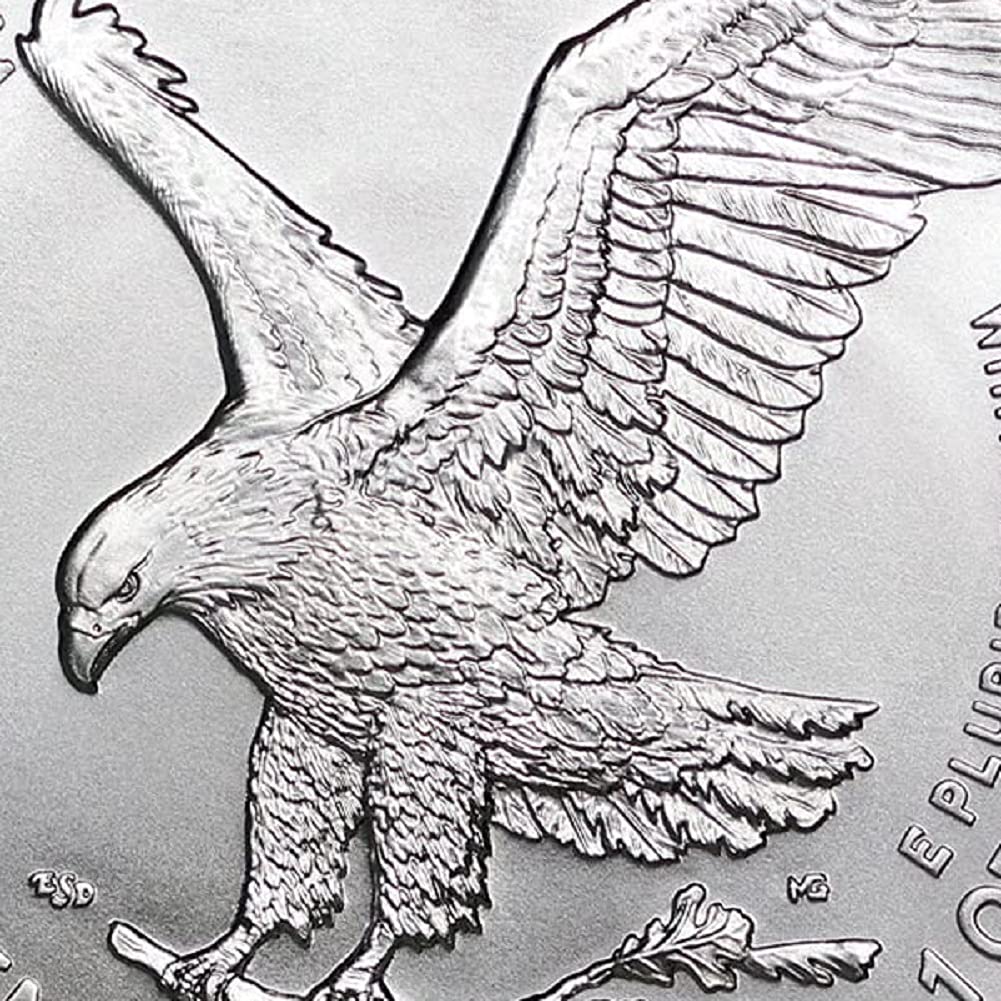 10 1 oz American Silver Eagles Coins P44355