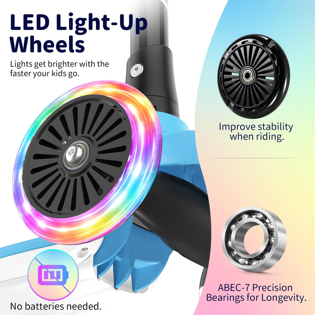 Light Up Deck & Wheels Scooter I345