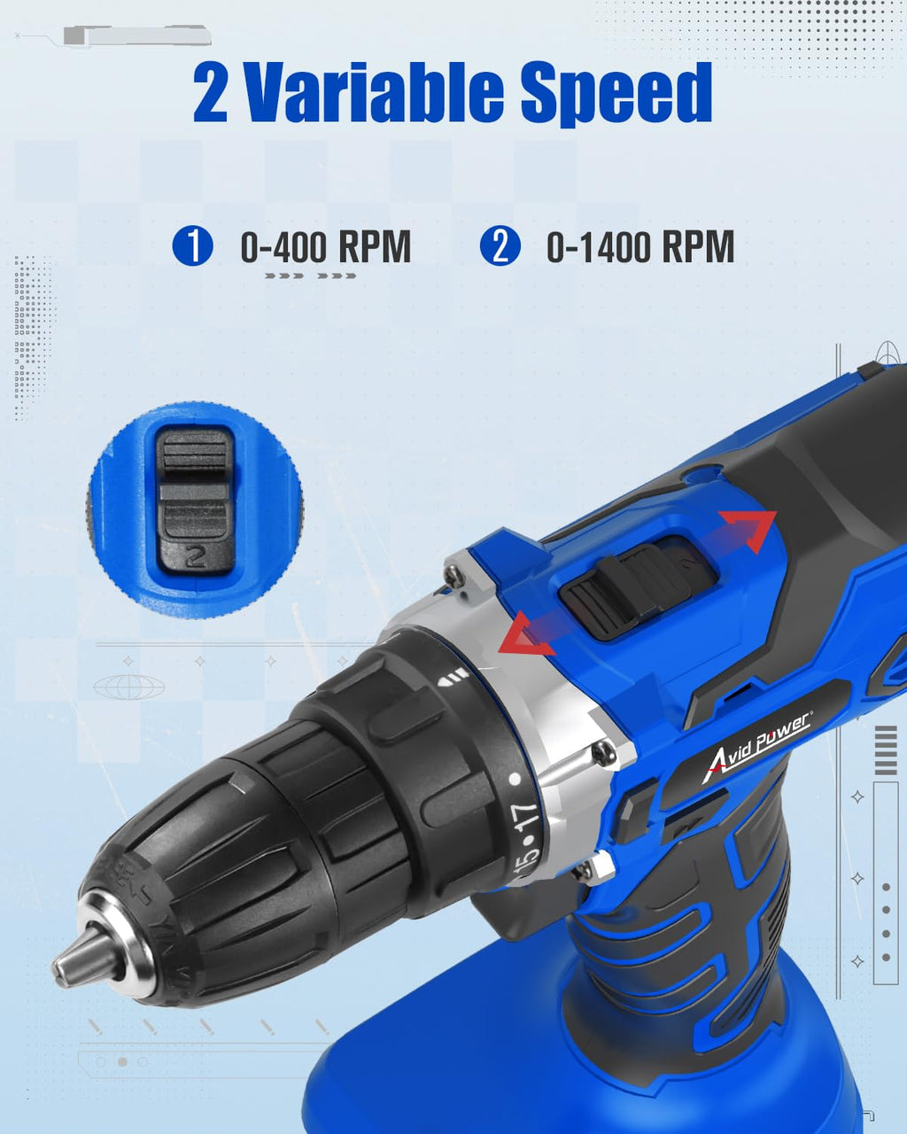 20V Cordless Drill Set with Battery and Charger K86278