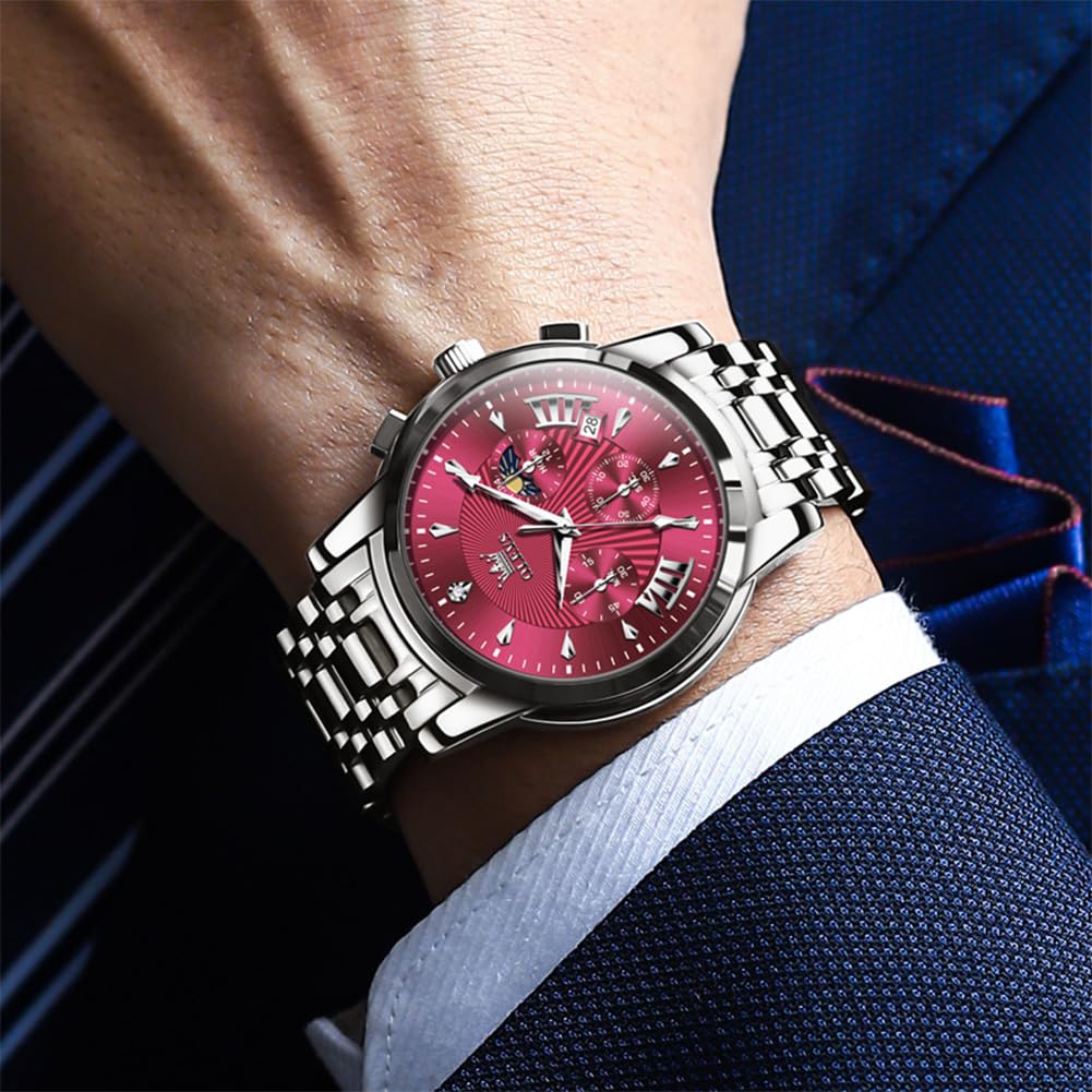Men Dress Chronograph Stainless Steel Watch X62921