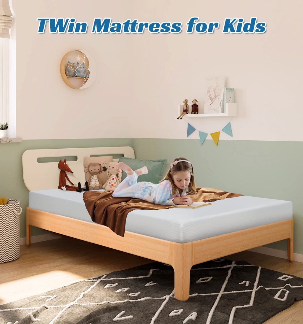 Twin Size 6 Inch Gel Memory Foam Mattress Z20505