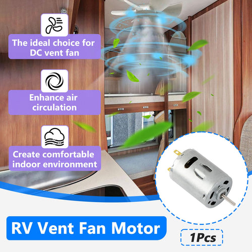 12V DC Fan Motor with Round Shaft Z390