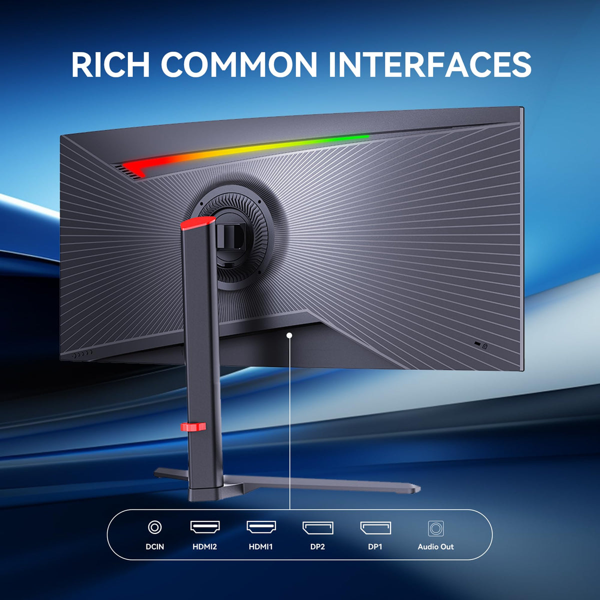 34 Inch Curved Ultrawide Gaming Monitor 21:9 WQHD 165Hz V428417
