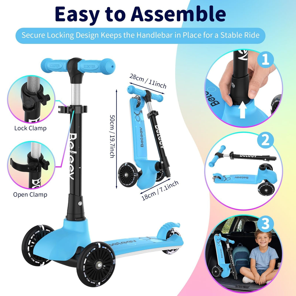 Light Up Deck & Wheels Scooter I345