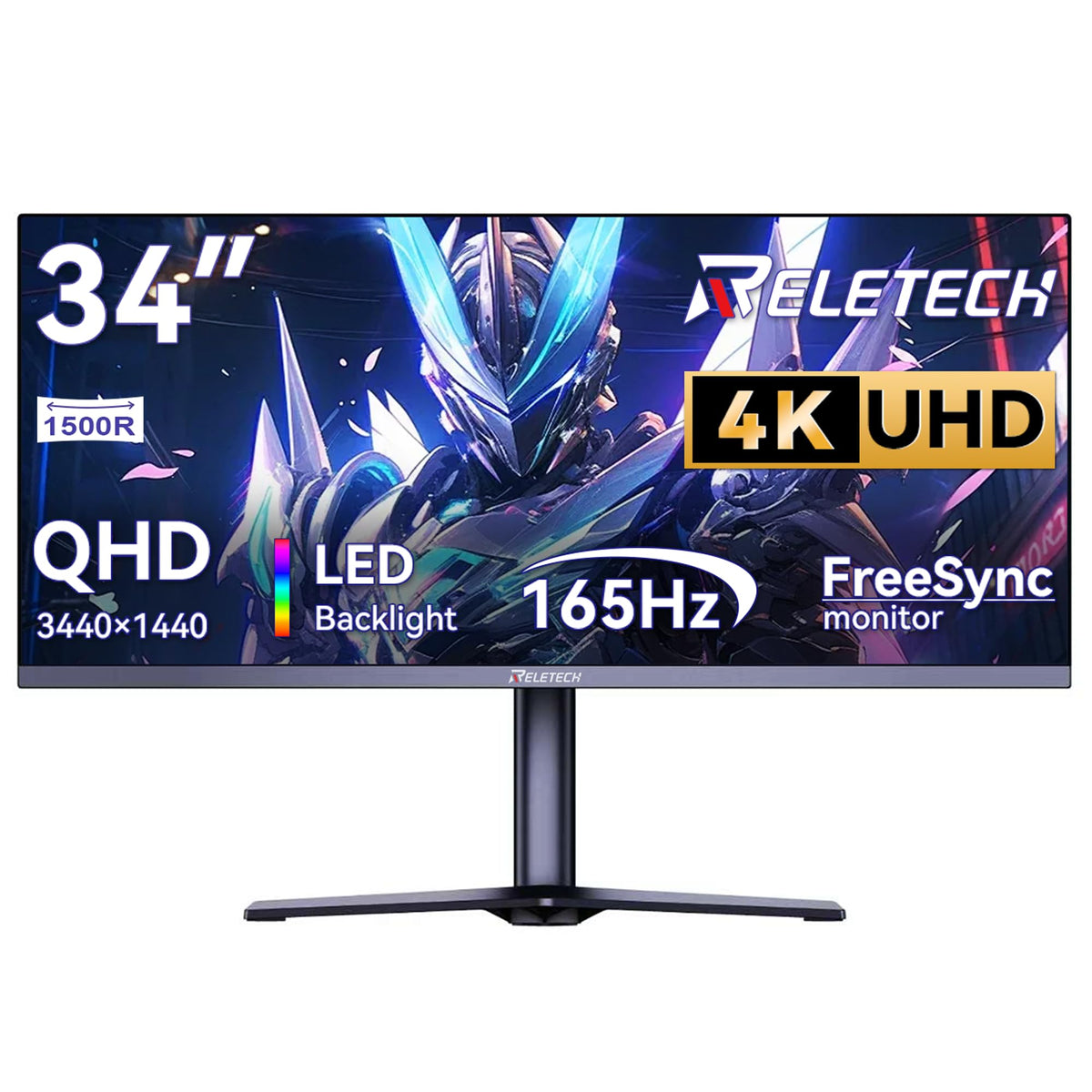 34 Inch Curved Ultrawide Gaming Monitor 21:9 WQHD 165Hz V428417