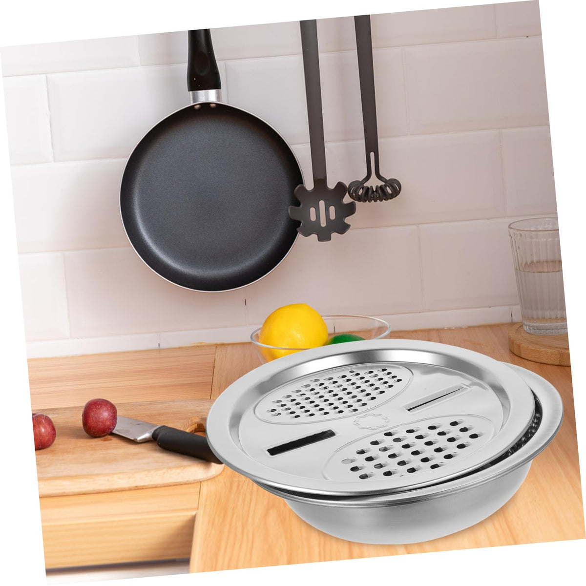 Metal Vegetable Washing Basket Strainer Bowl I269099