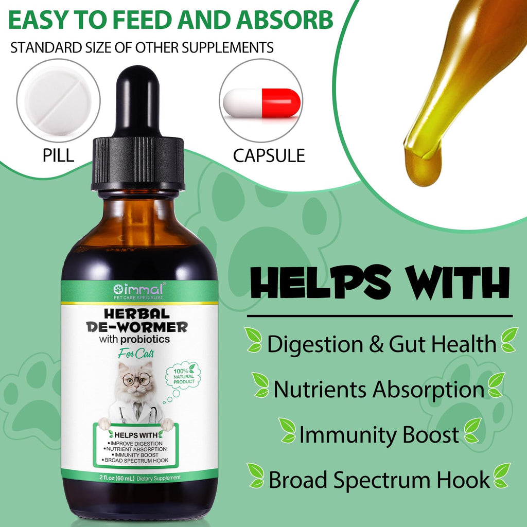 Herbal Cat Supplement Drops with Probiotic 60ml T483150